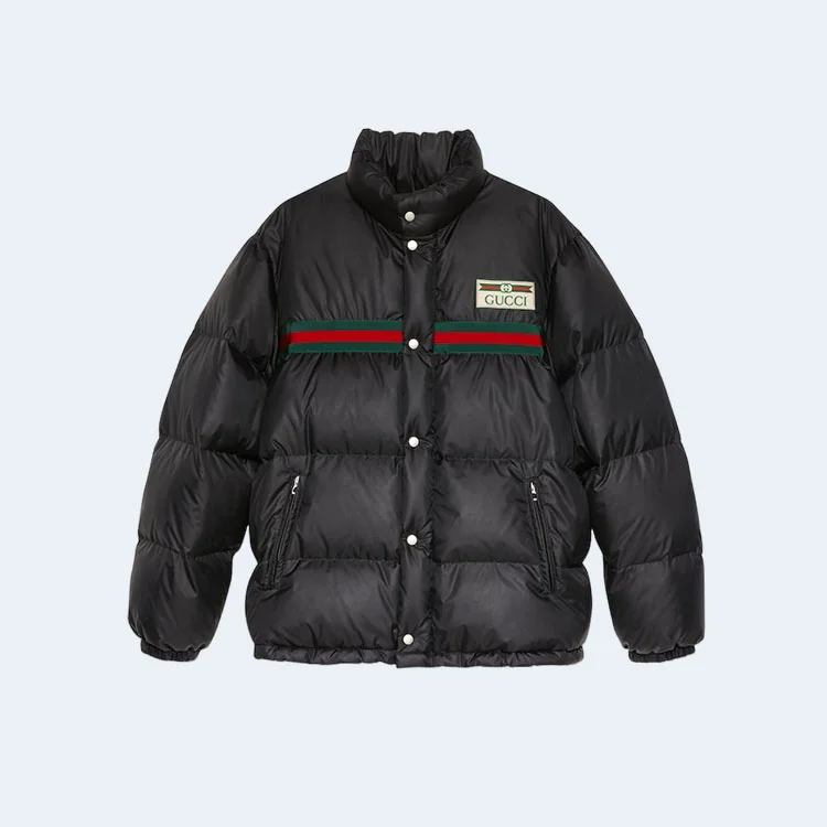 구찌 발수 다운 자켓 블랙
