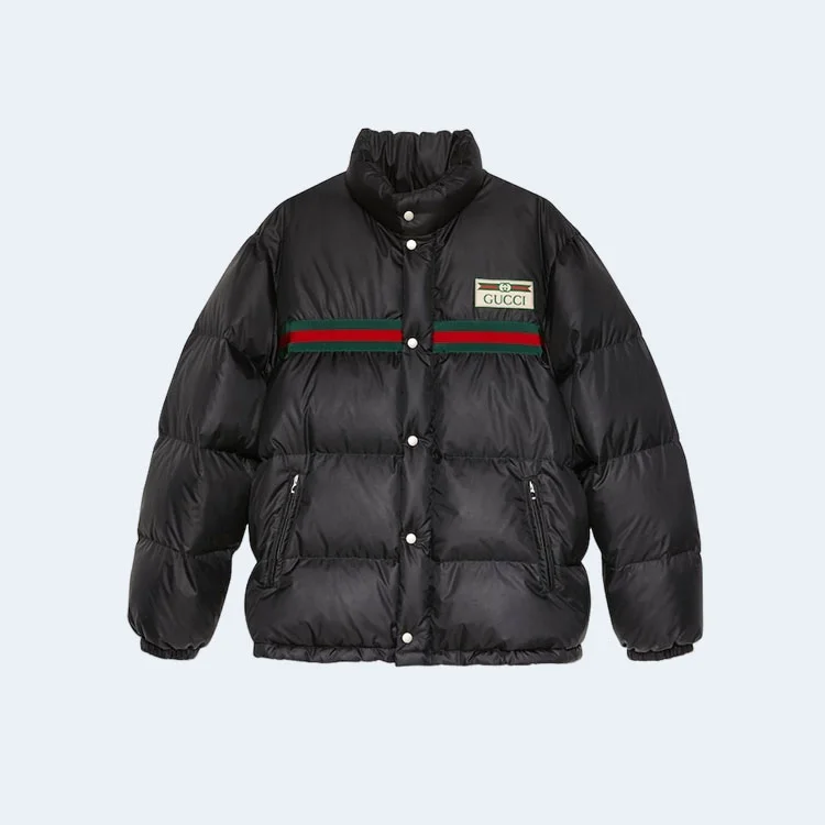 구찌 발수 다운 자켓 블랙