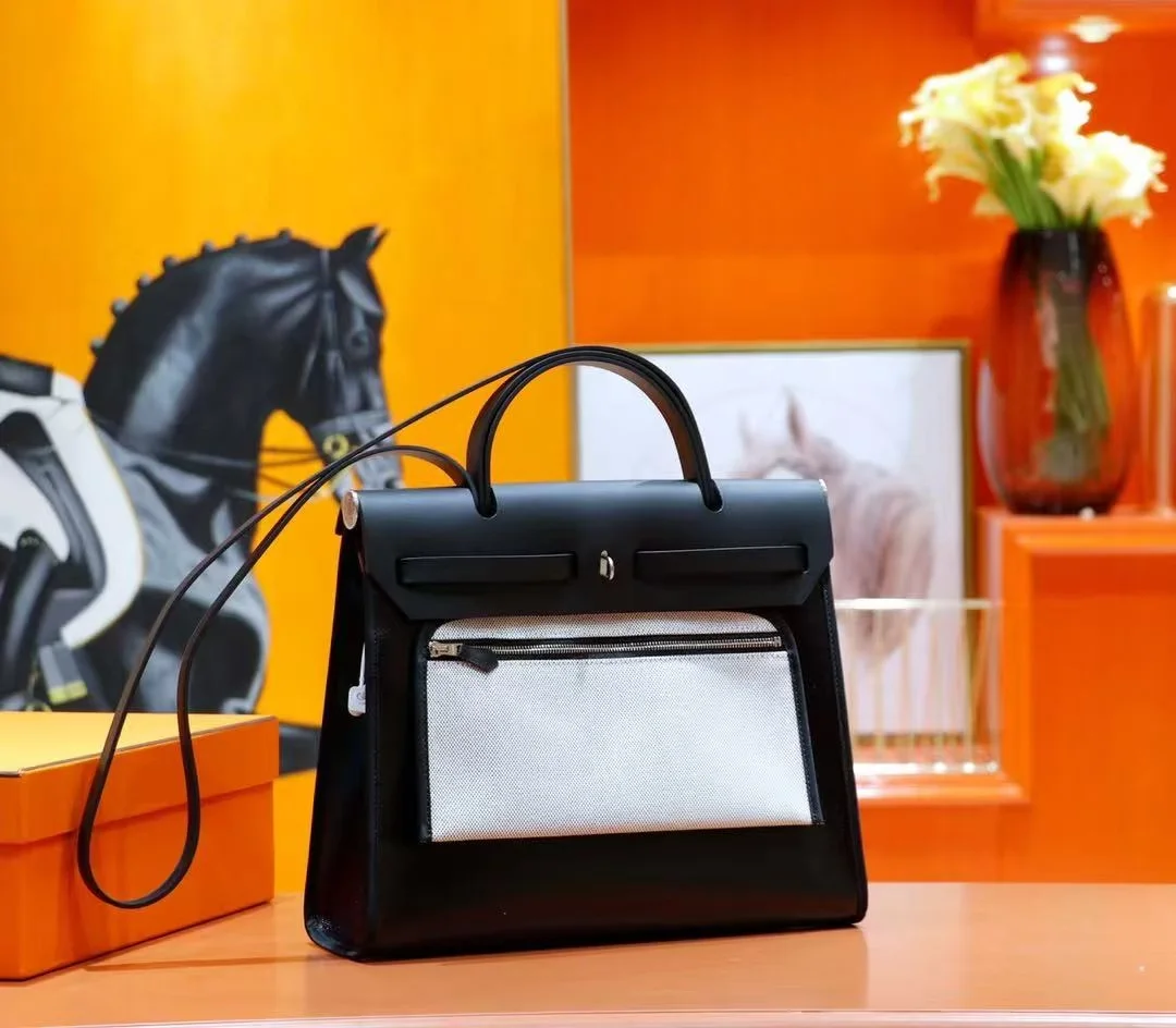 에르메스 에르백 31cm 은장