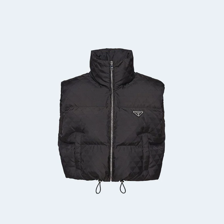 프라다 리나일론 다운 패딩 베스트