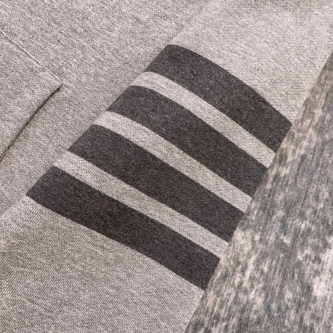 톰브라운 4바 코튼 후드 집업