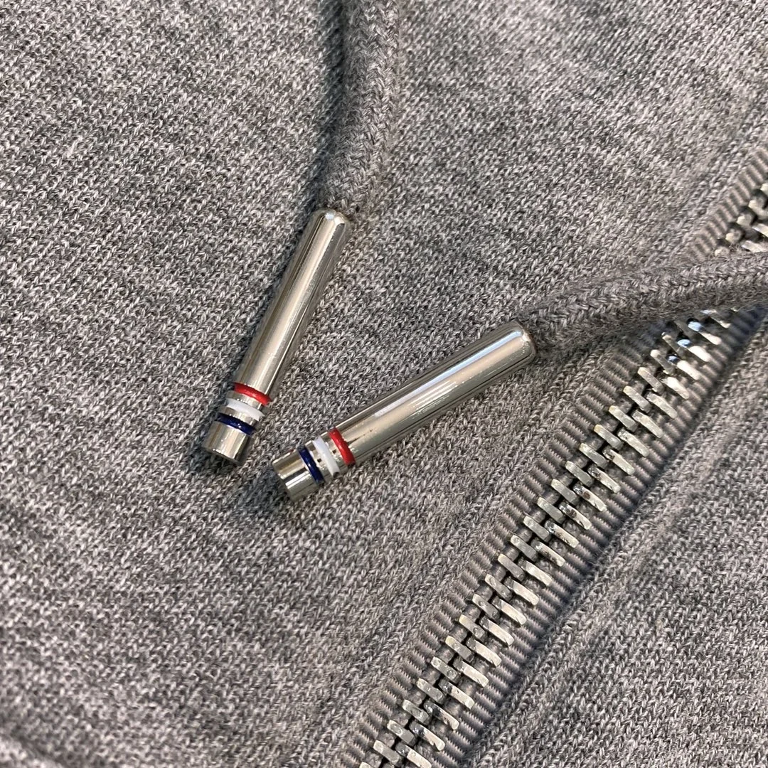 톰브라운 4바 코튼 후드 집업