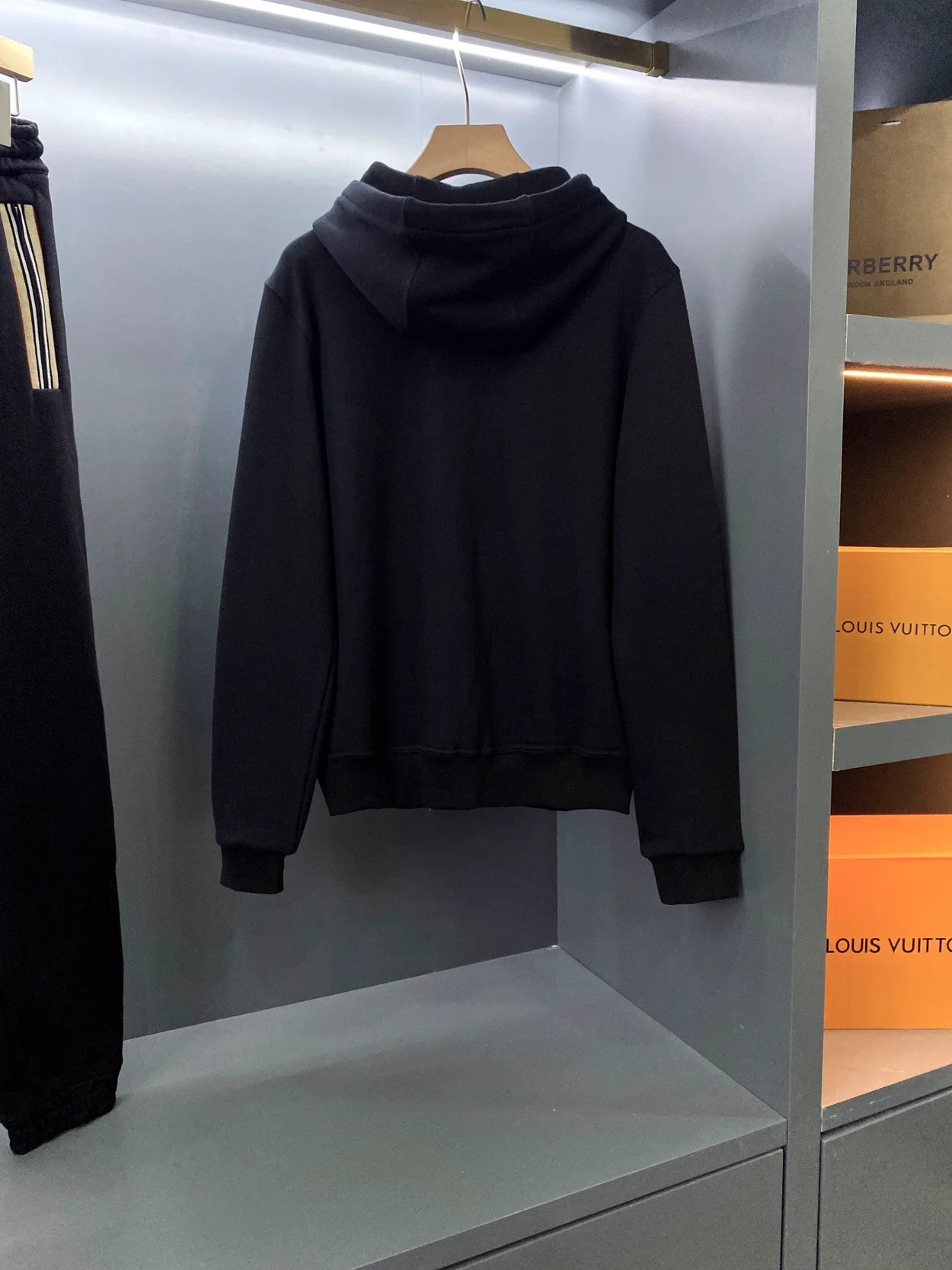 버버리 아이콘 스트라이프 후드 집업