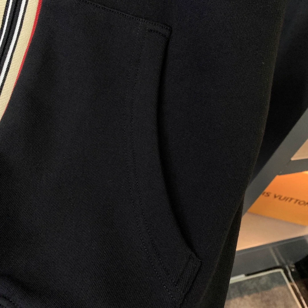 버버리 아이콘 스트라이프 후드 집업