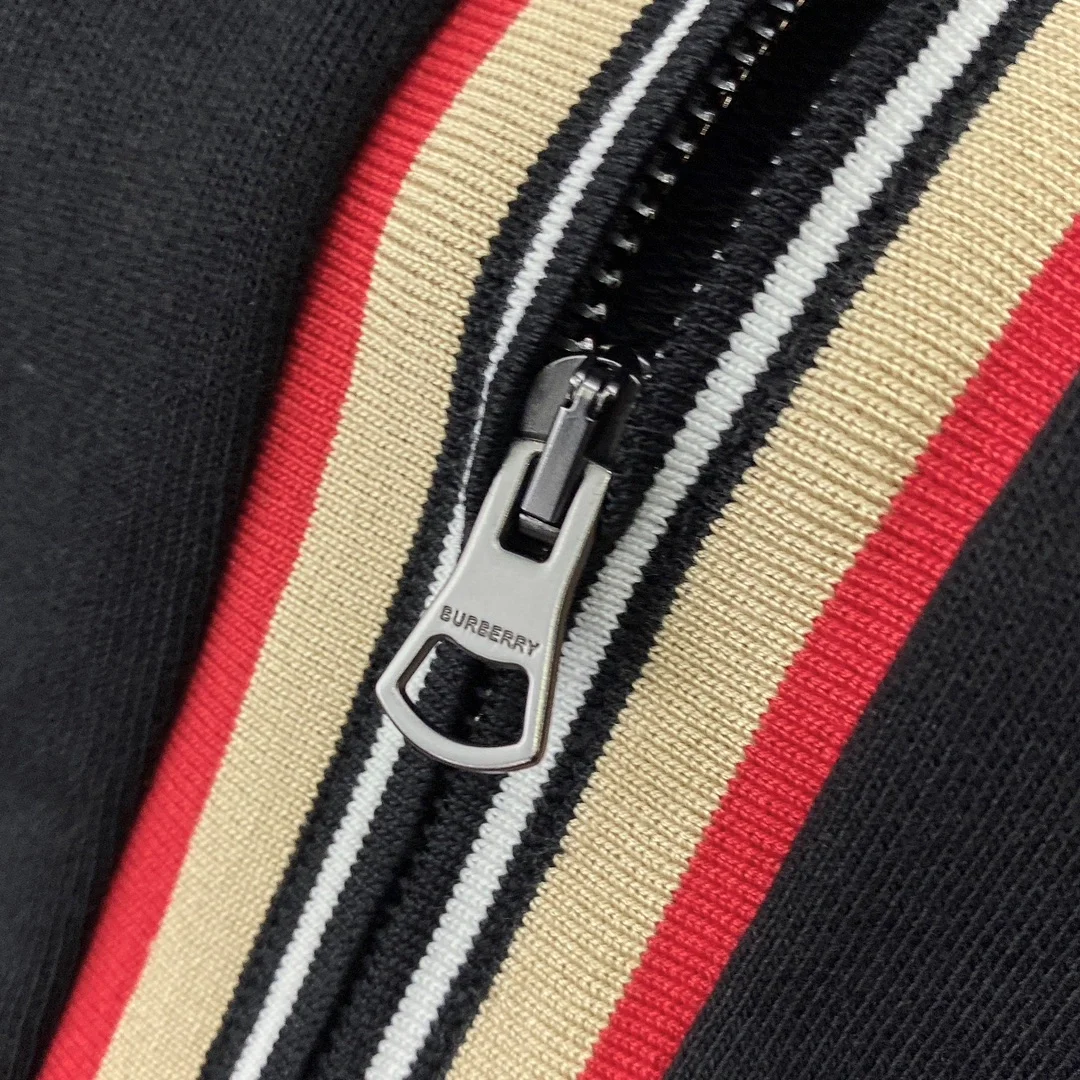 버버리 아이콘 스트라이프 후드 집업