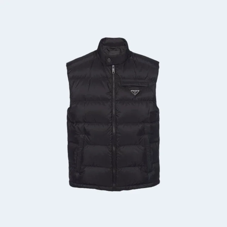 프라다 리나일론 슬리브스 푸퍼 자켓