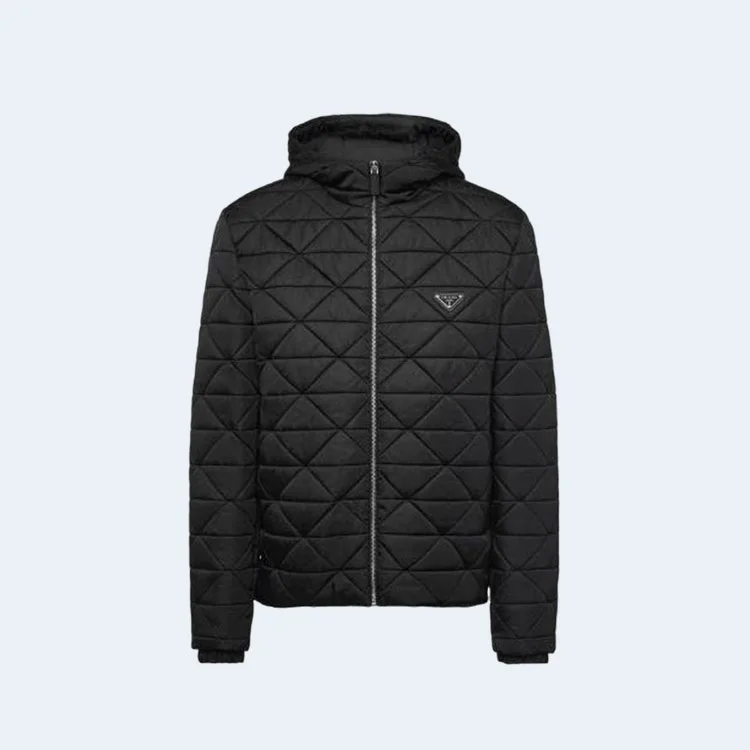 프라다 리나일론 블루종 자켓