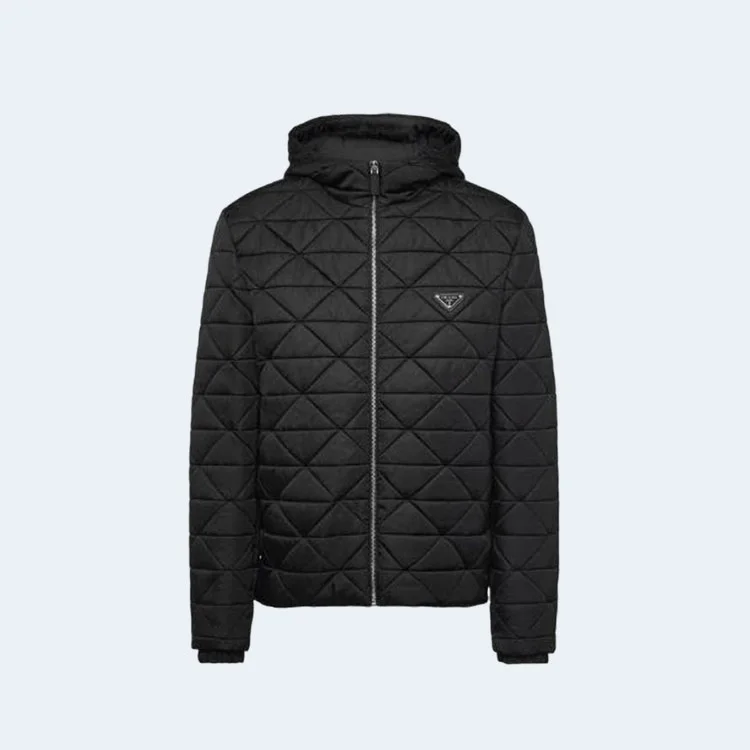 프라다 리나일론 블루종 자켓