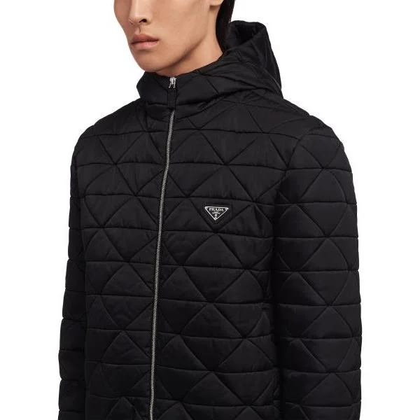 프라다 리나일론 블루종 자켓