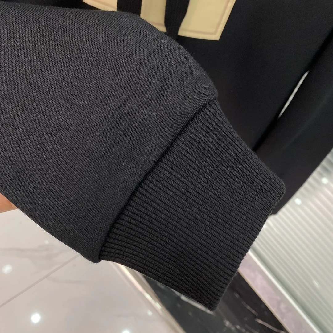 버버리 프론탈 로고 코튼 후드