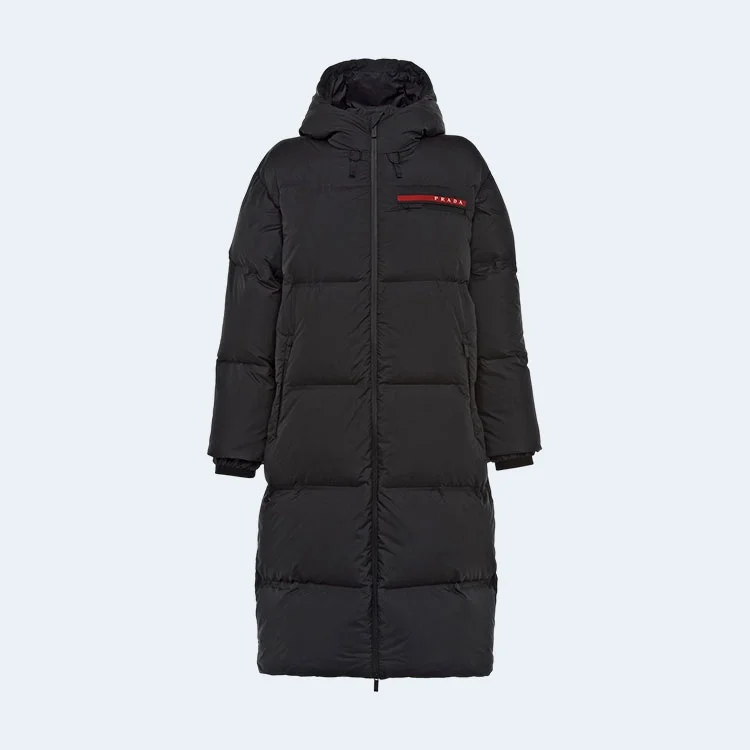 프라다 테크니컬 패딩 코트