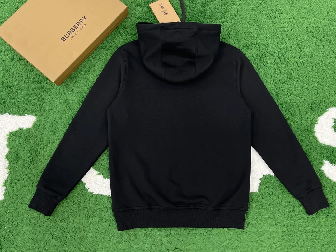 버버리 EKD 로고 자수 후드티
