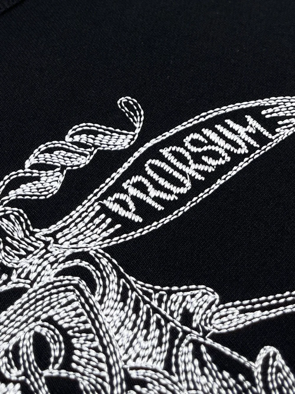 버버리 EKD 로고 자수 후드티