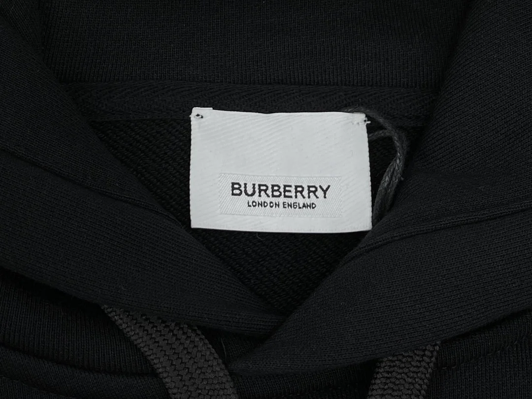 버버리 EKD 로고 자수 후드티
