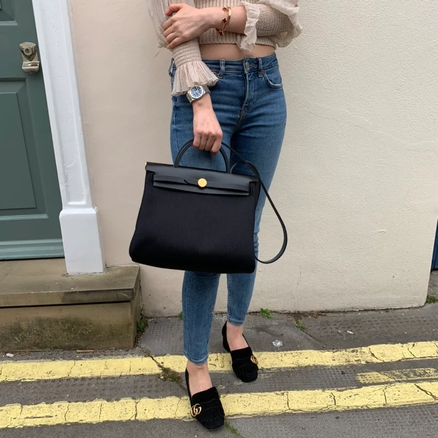 에르메스 에르백 31cm 금장