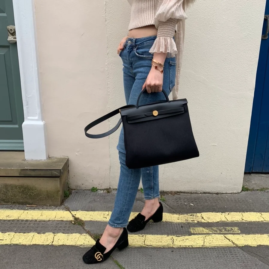 에르메스 에르백 31cm 금장