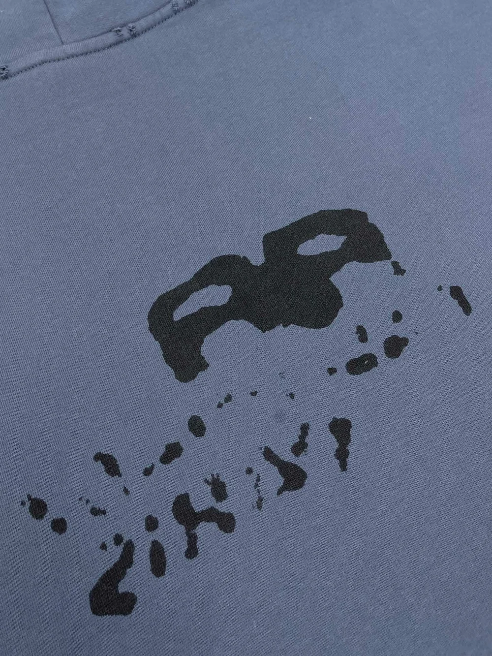 발렌시아가 BB 아이콘 후드 라지 핏 블루