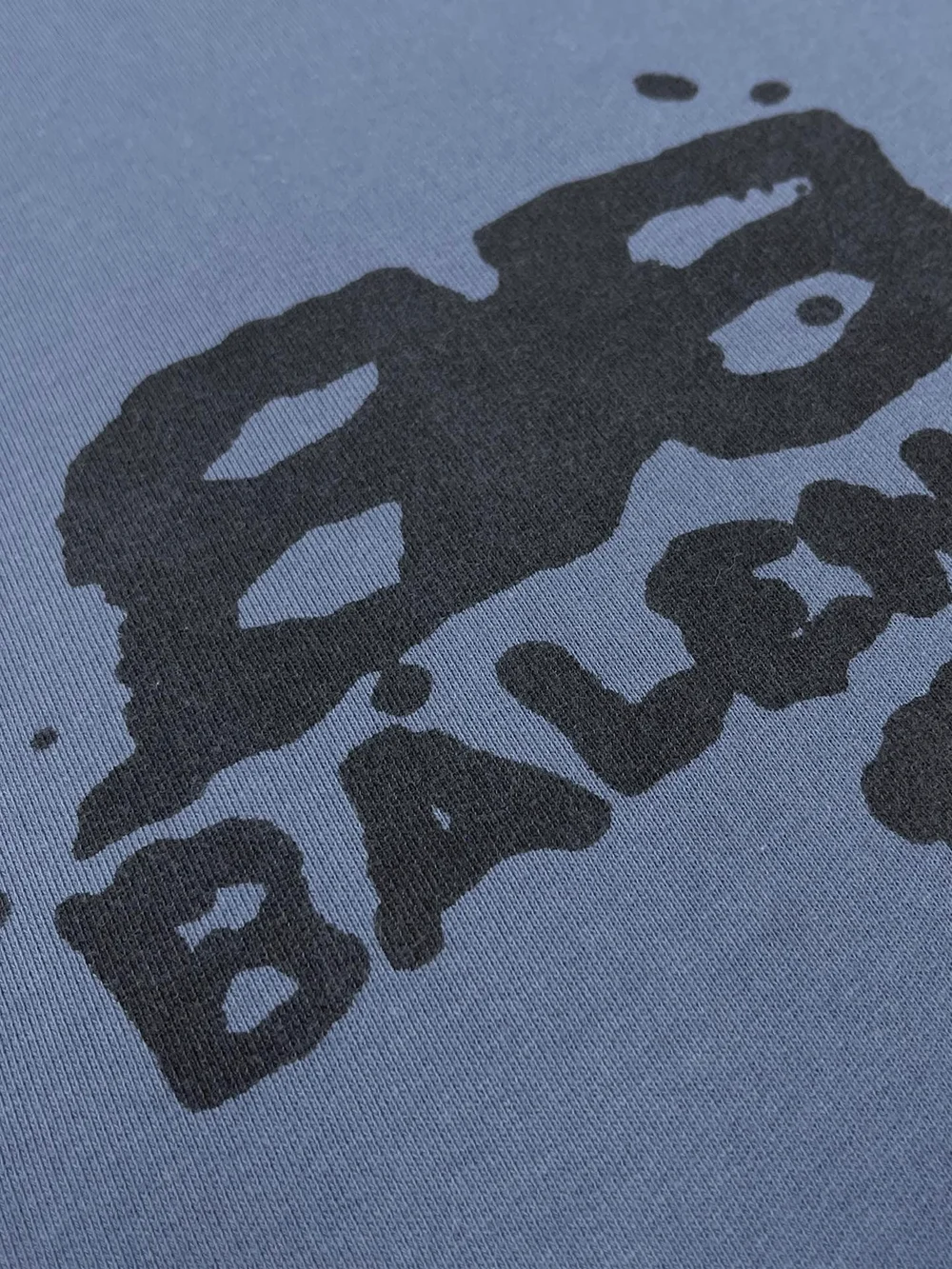 발렌시아가 BB 아이콘 후드 라지 핏 블루