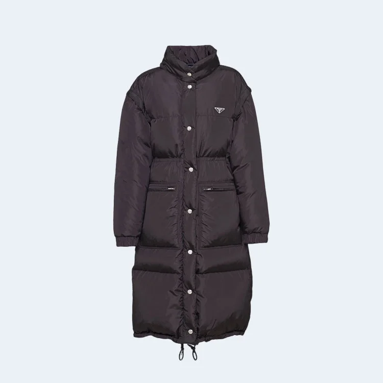 프라다 리나일론 다운 롱 패딩 자켓