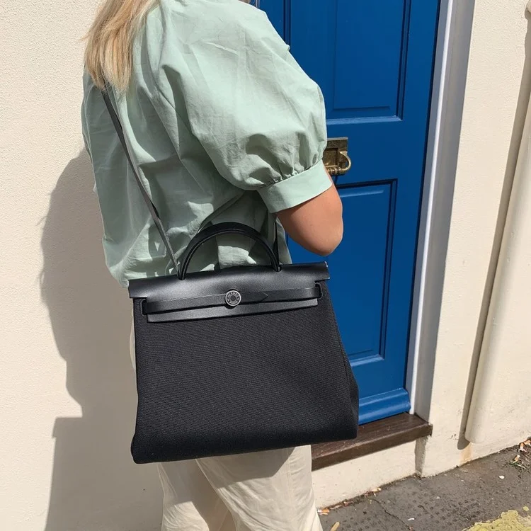 에르메스 에르백 31cm 은장