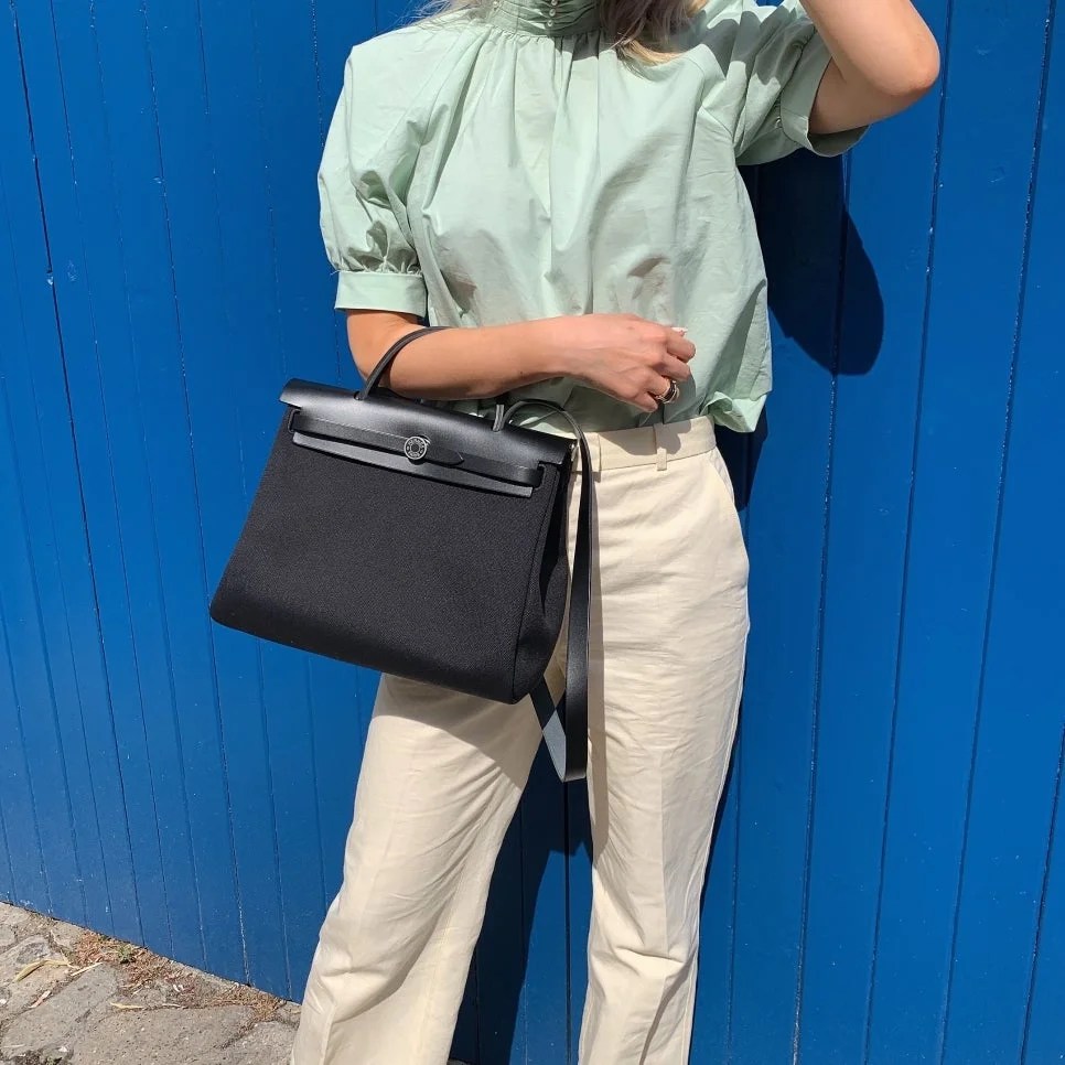 에르메스 에르백 31cm 은장