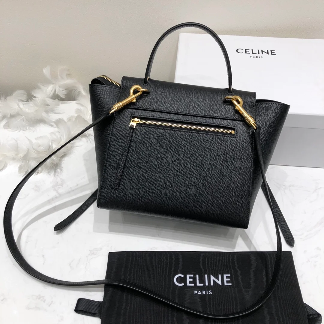 셀린느 마이크로 벨트백 블랙