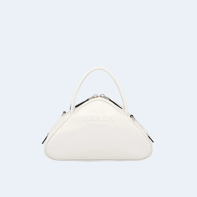 프라다 1BB082 화이트 숄더백