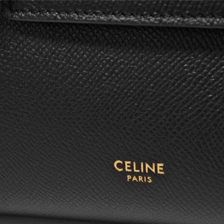 셀린느 나노 벨트백 블랙