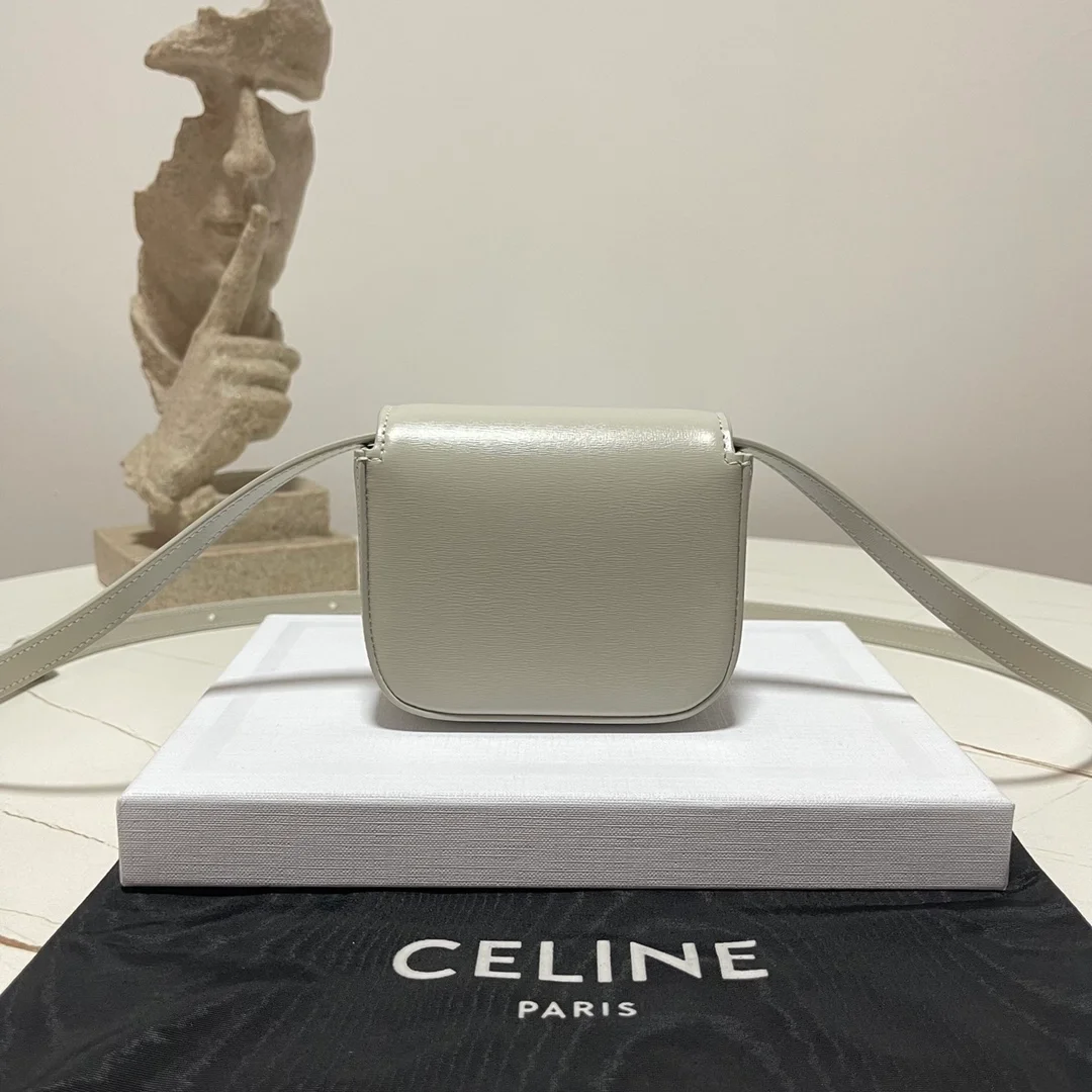 셀린느 미니 클로드 백 화이트 그레이