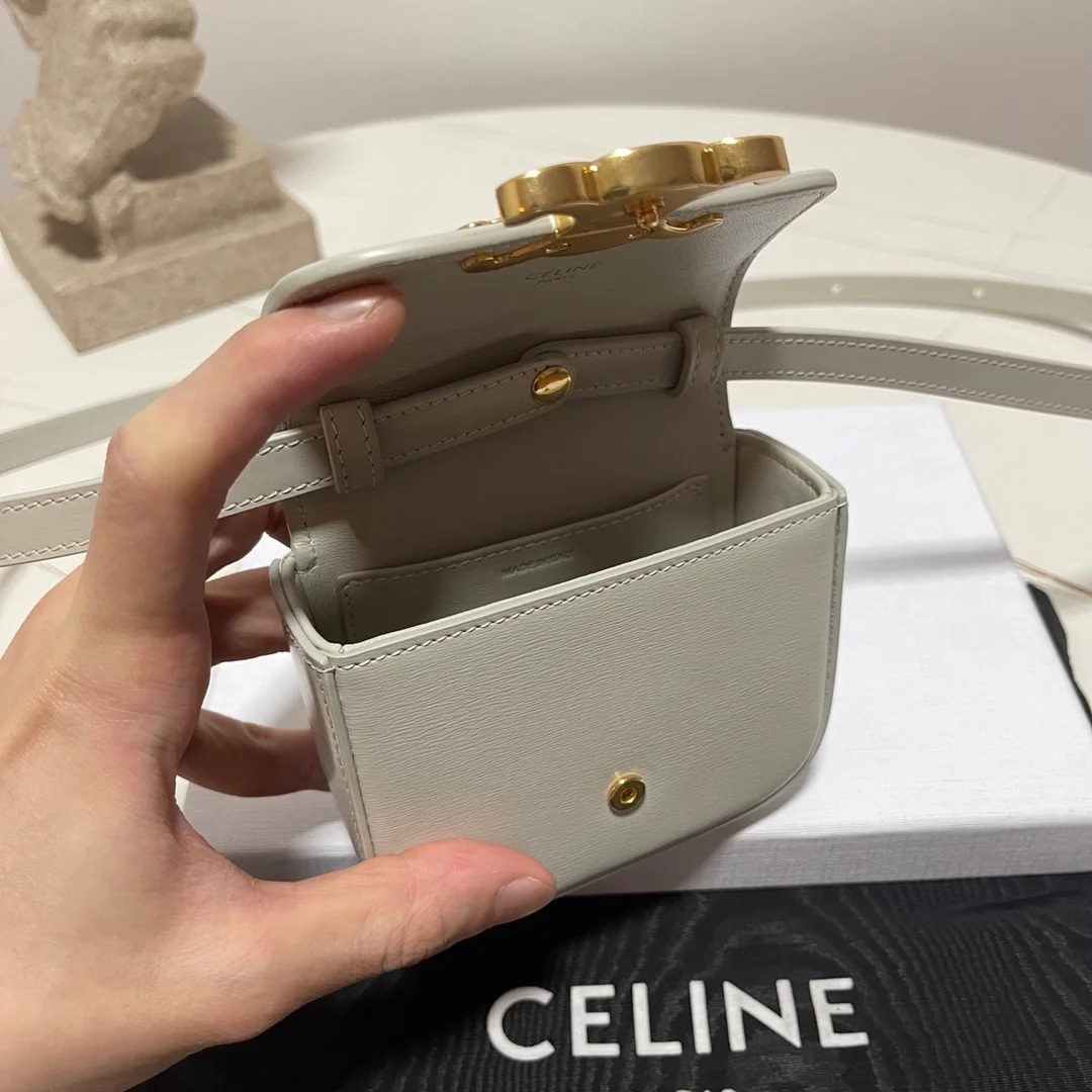 셀린느 미니 클로드 백 화이트 그레이