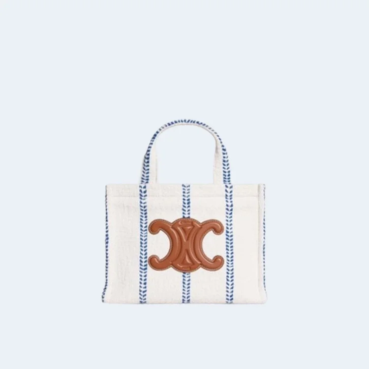 셀린느 스몰 타이스 카바스 화이트블루