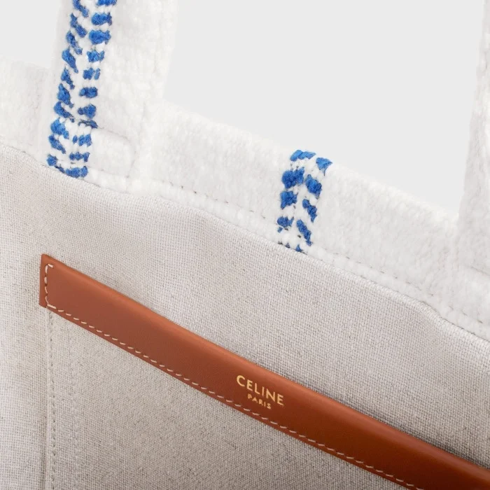 셀린느 스몰 타이스 카바스 화이트블루