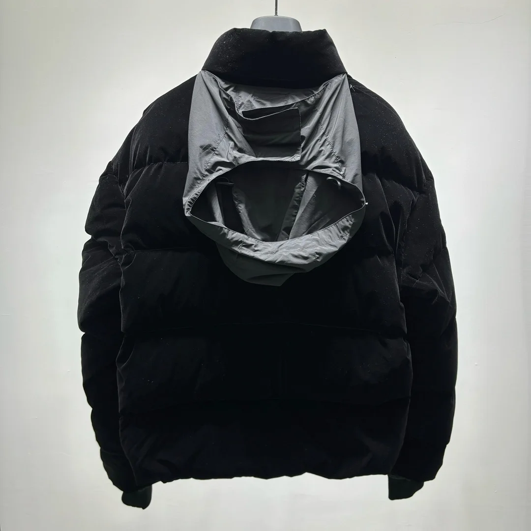 프라다 삼각로고 벨벳 패딩 자켓