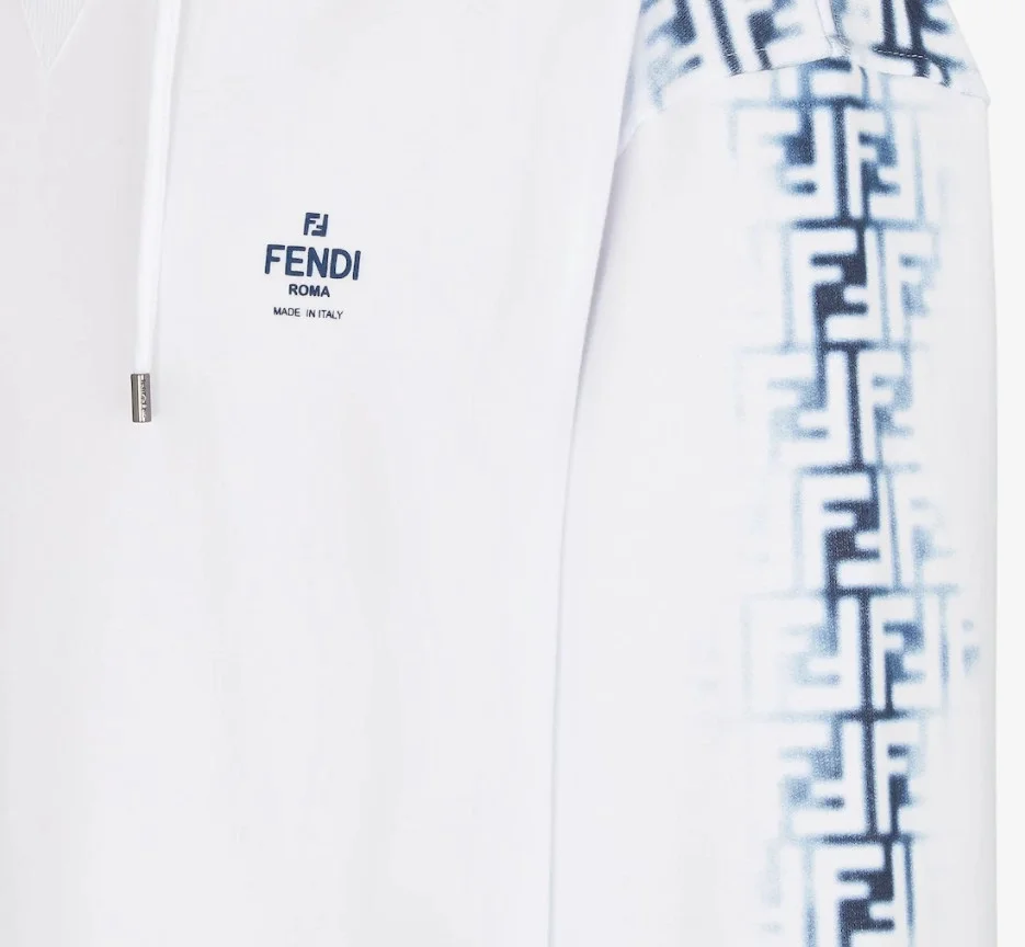 펜디 인서트 프린팅 후드