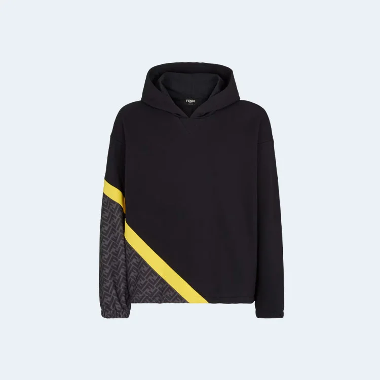 펜디 FF 모노그램 인서드 후드 블랙