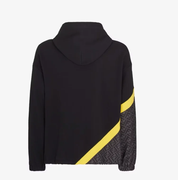 펜디 FF 모노그램 인서드 후드 블랙