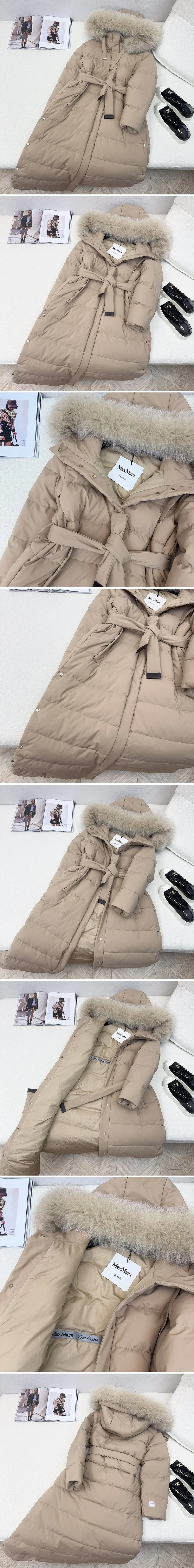 막스마라 다운 롱패딩 재킷