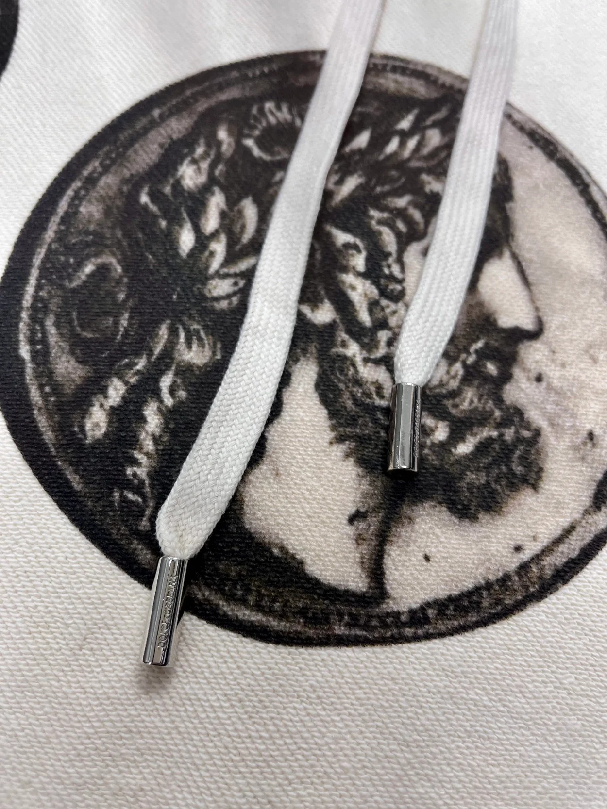 돌체앤가바나 코인 프린트 후드