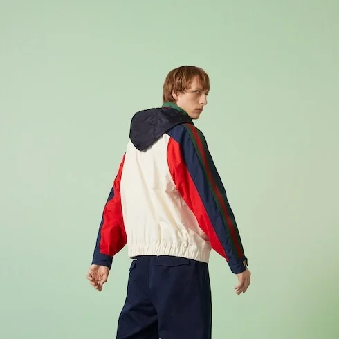 구찌 멀티컬러 패치 나일론 자켓