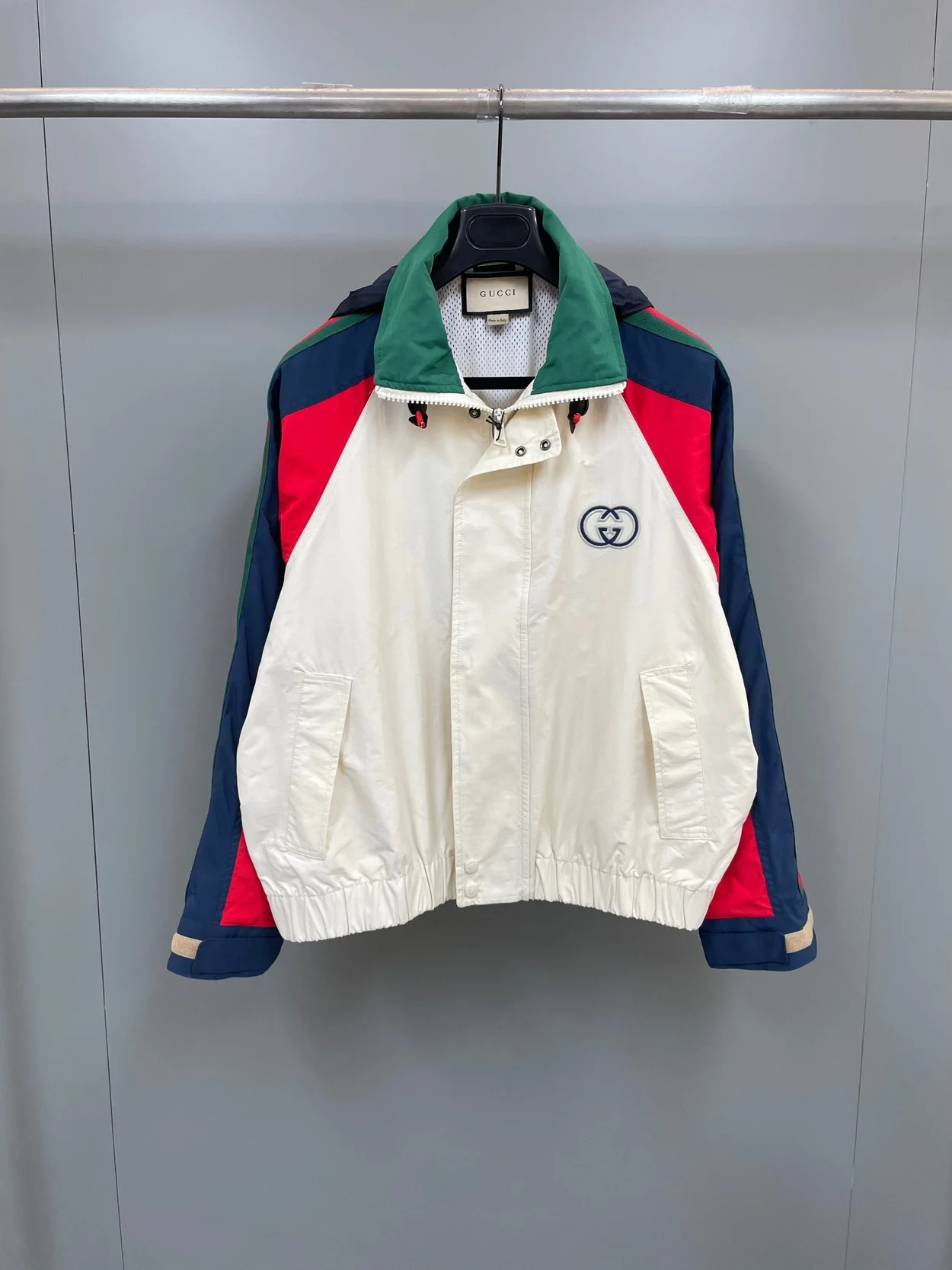 구찌 멀티컬러 패치 나일론 자켓