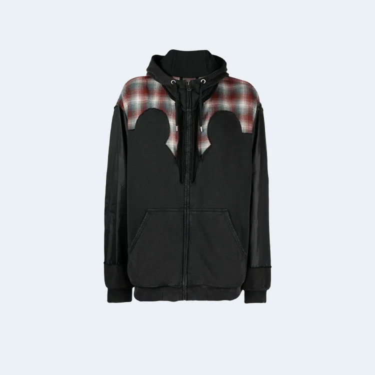 메종 마르지엘라 패널 지퍼 자켓