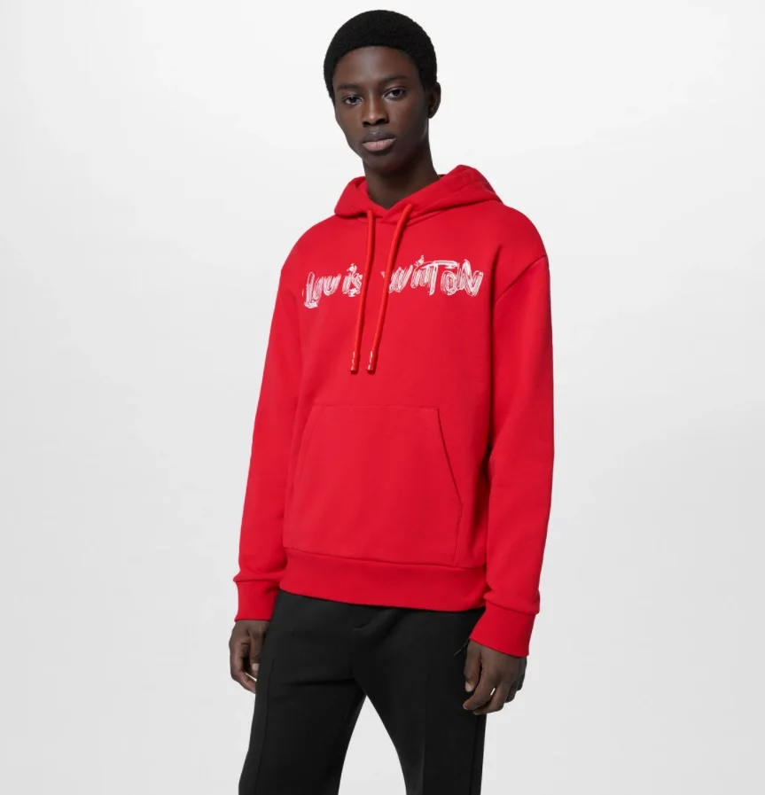 루이비통 프린티드 코튼 후드