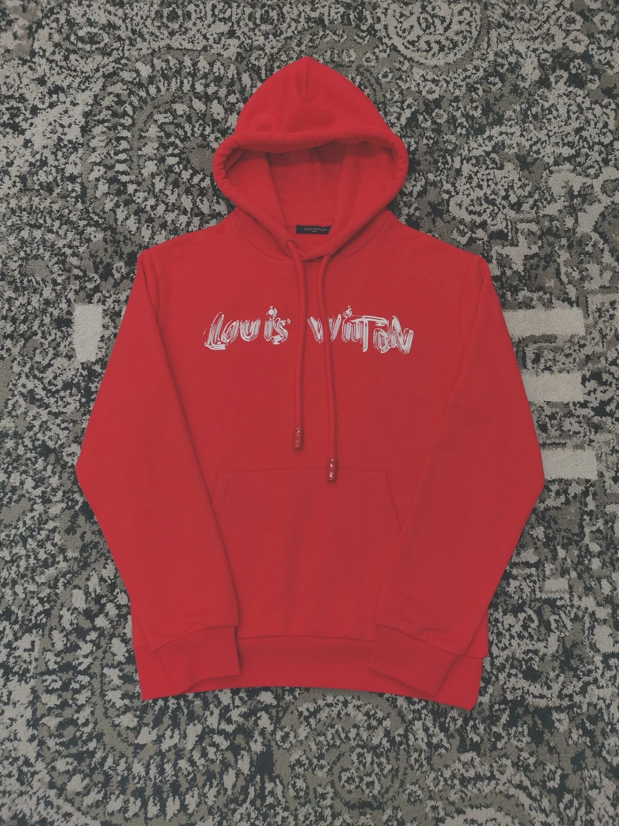 루이비통 프린티드 코튼 후드