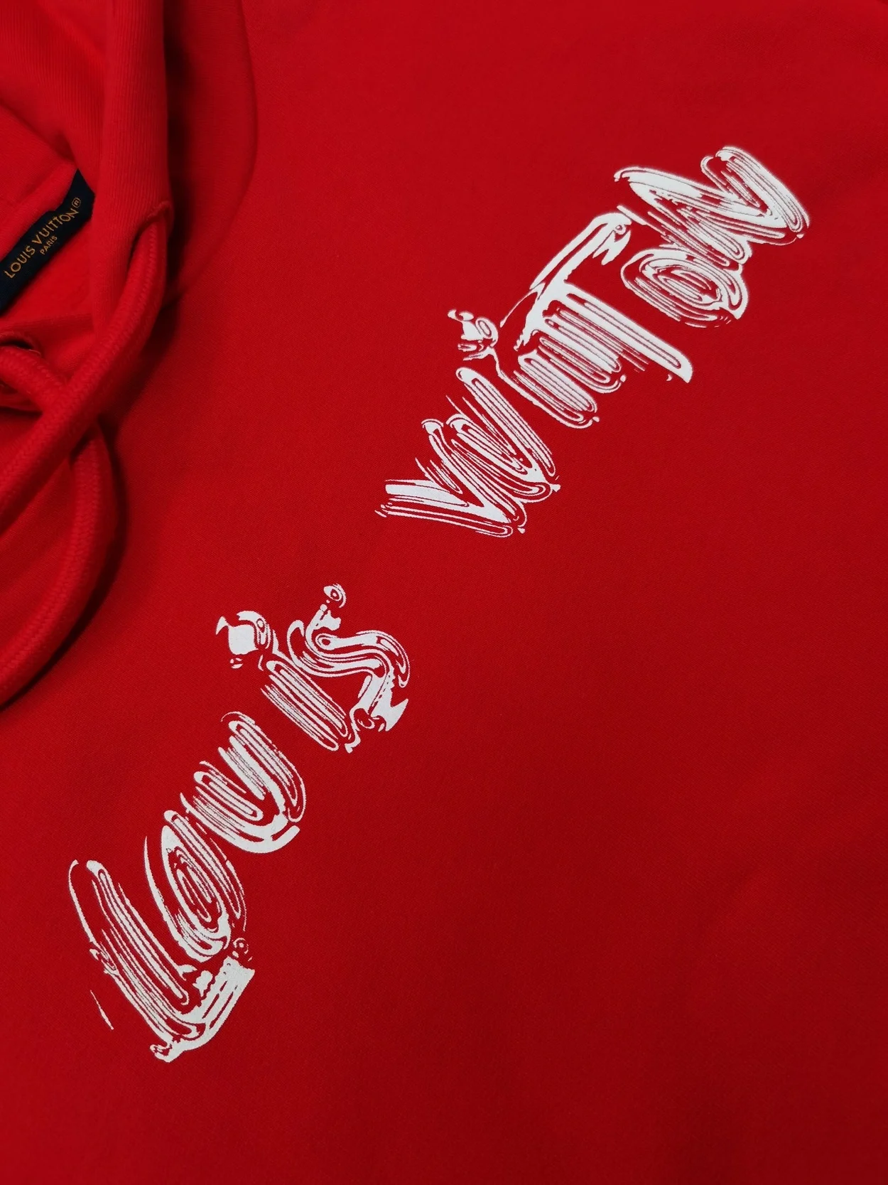 루이비통 프린티드 코튼 후드