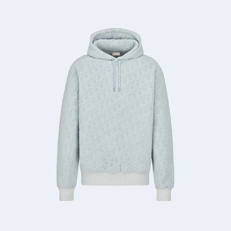 디올 오블리크 후드 스카이