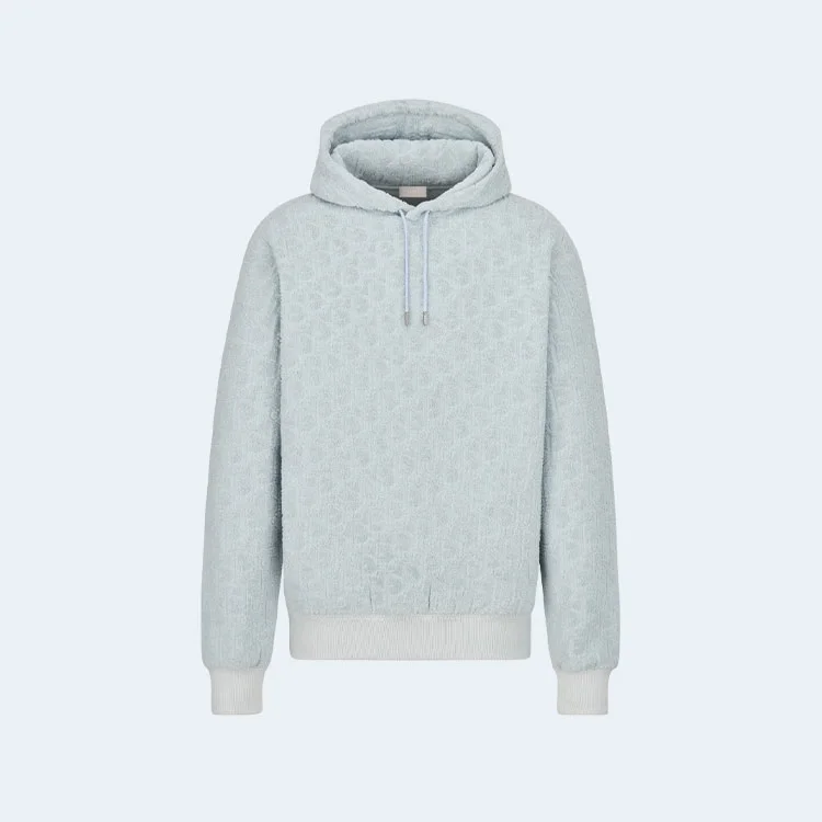 디올 오블리크 후드 스카이