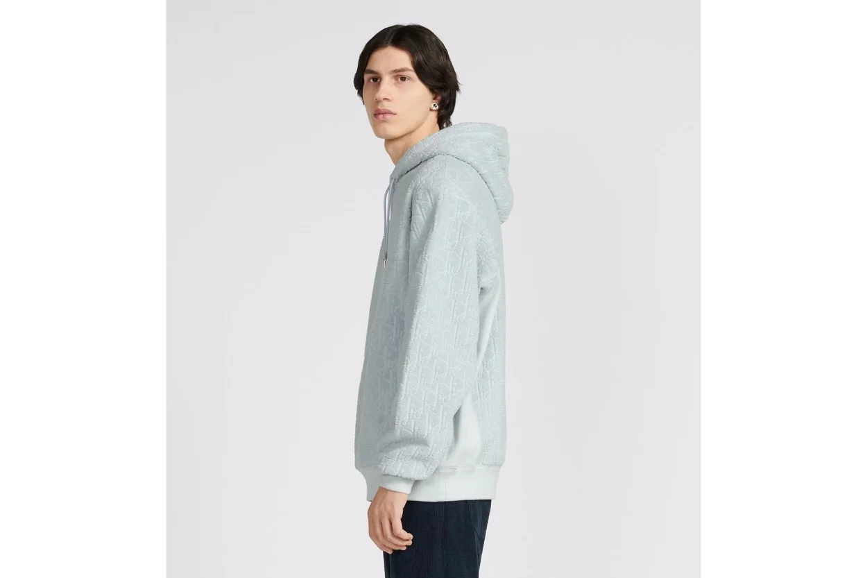 디올 오블리크 후드 스카이