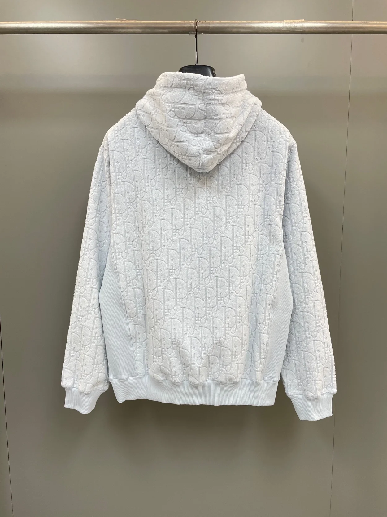 디올 오블리크 후드 스카이