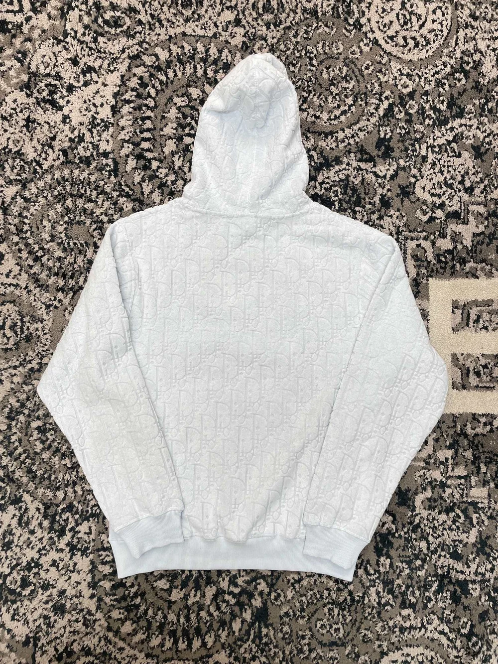 디올 오블리크 후드 스카이