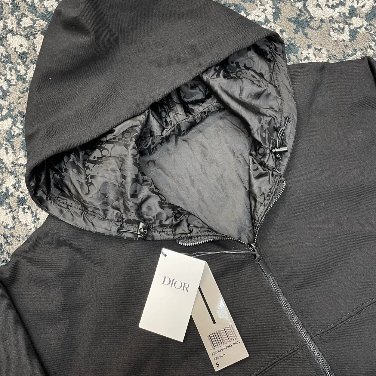 디올 오블리크 리버서블 후드 자켓